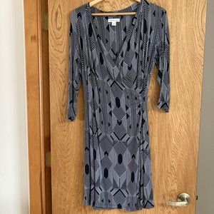 👗 Coldwater Creek Size 8 Black and White Dress